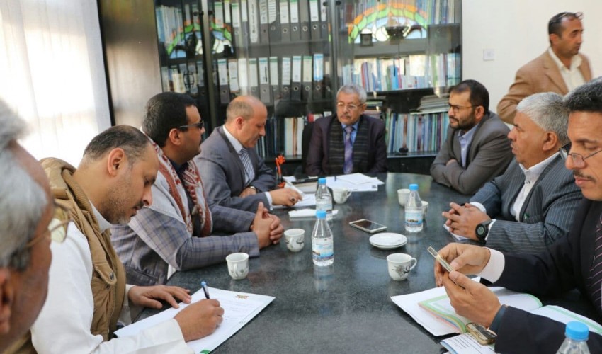 صنعاء : لقاء موسع بين قيادة وزارة التعليم العالي والبحث العلمي وقيادة صندوق رعاية وتأهيل المعاقين